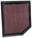 K&N Engineering High-Flow Replaceable Air Filter for 2018-2024 Jeep Grand Cherokee & Dodge Durango V8-6.2L