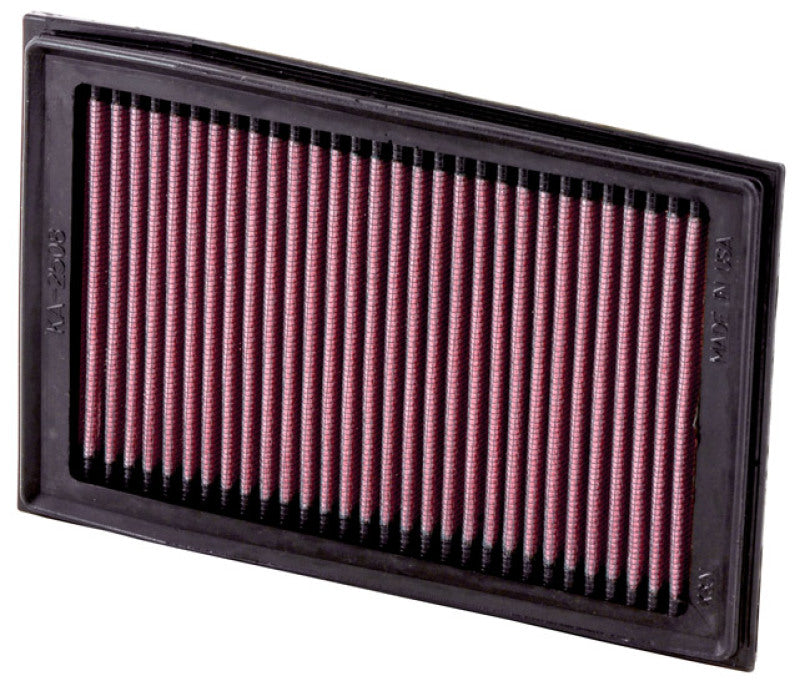 K&N Engineering Part KA-2508 High-Flow Replacement Air Filter for Kawasaki Ninja 250R and 300 Models