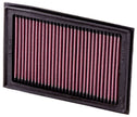 K&N Engineering Part KA-2508 High-Flow Replacement Air Filter for Kawasaki Ninja 250R and 300 Models