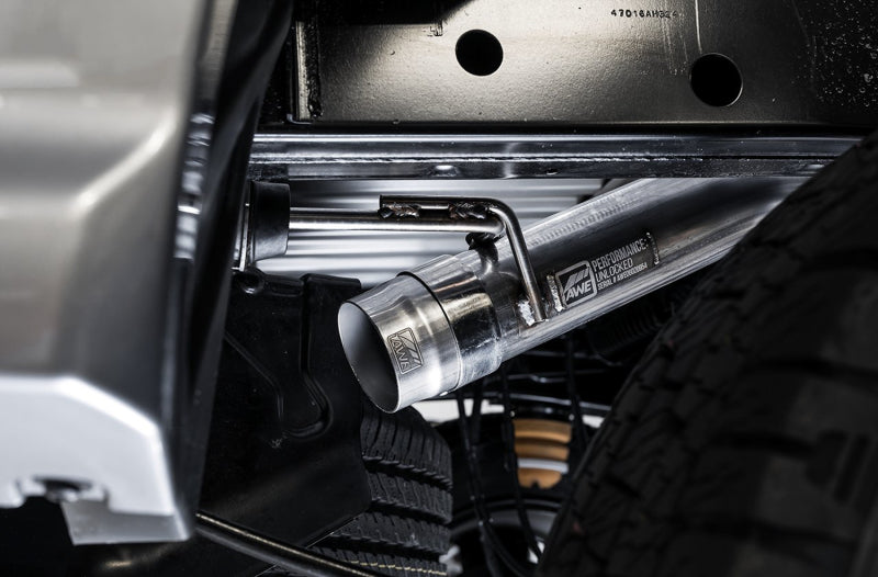 AWE Tuning 0FG Performance Exhaust System with BashGuard and Diamond Black Tips for Ford Ranger (2019-2022)