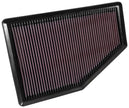 K&N Engineering 33-5049 High-Flow Reusable Air Filter for 2016-2017 Chevrolet Malibu and Buick LaCrosse 1.5L L4 F/I