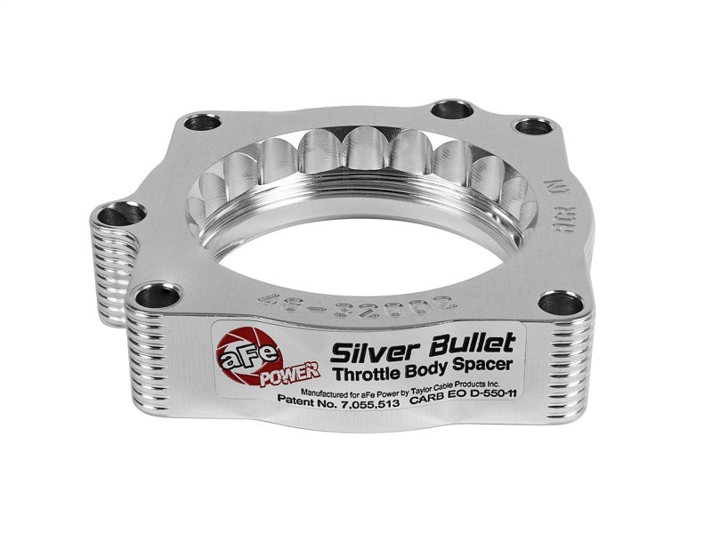 aFe Silver Bullet Throttle Body Spacer Kit for Dodge Ram 03-08 V8 5.7L – Improved Performance and Throttle Response