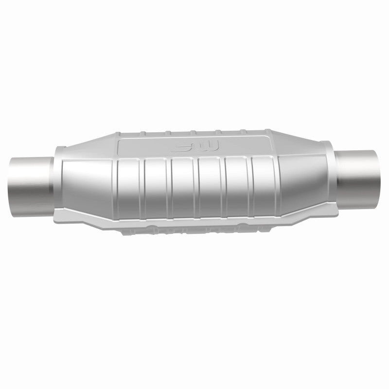 MagnaFlow OEM Grade Universal Catalytic Converter Part Number 51006 – 2.50 Inch Inlet/Outlet, 12 Inch Body Length