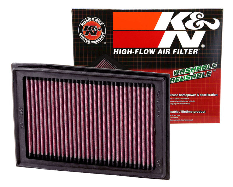 K&N Engineering Part KA-2508 High-Flow Replacement Air Filter for Kawasaki Ninja 250R and 300 Models
