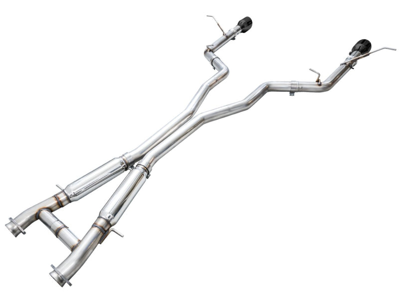 AWE Tuning Track Edition Exhaust with Diamond Black Tips for Dodge Durango 2018-2024