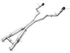 AWE Tuning Track Edition Exhaust with Diamond Black Tips for Dodge Durango 2018-2024