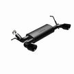 MagnaFlow 07-17 Jeep Wrangler JK 3.8/3.6L Dual Split Rear Exit Black Axle-Back Exhaust System