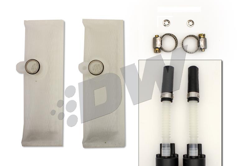 DeatschWerks DW300C 340 LPH Compact Fuel Pump with Install Kit for 2003-2004 Ford Mustang Cobra