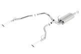 Borla Cat-Back Touring Exhaust System for 2009-2014 Dodge Ram 1500 5.7L V8, Through Bumper Exit, Single Split Rear Exit