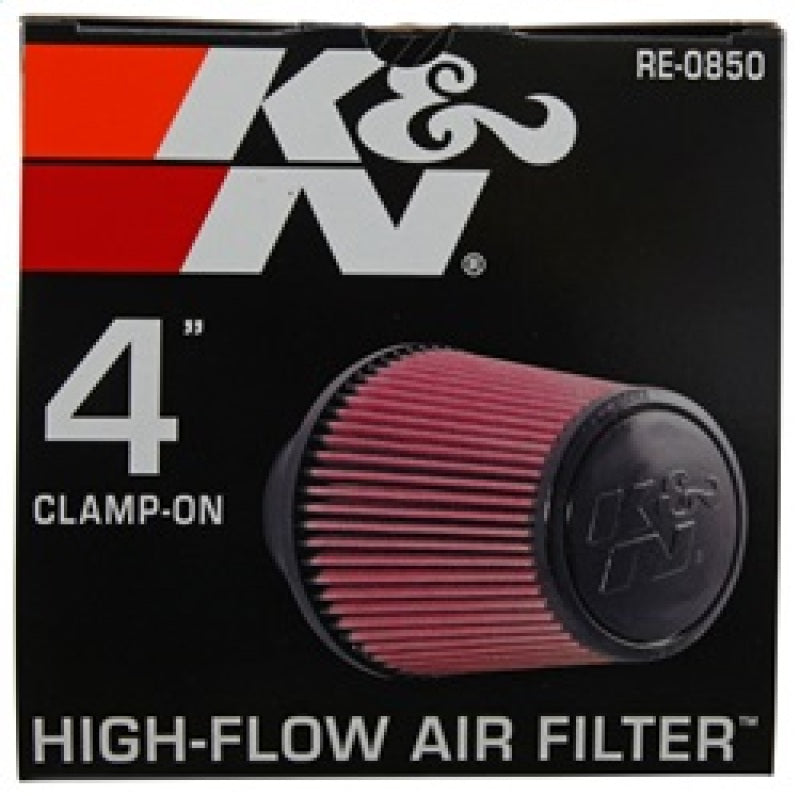 K&N Engineering Universal Air Filter (4-inch Flange, 6-inch Base OD, 4-5/8-inch Top OD, 6-inch Height)