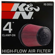 K&N Engineering Universal Air Filter (4-inch Flange, 6-inch Base OD, 4-5/8-inch Top OD, 6-inch Height)
