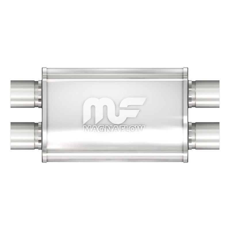 MagnaFlow Mag SS 14x4x9 Inch Oval Straight-Through Performance Exhaust Muffler Part 11386