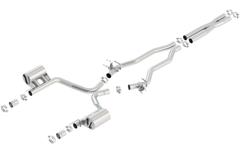 Borla ATAK Cat-Back Exhaust System for 2015-2023 Dodge Charger SRT 392 & 2015-2023 Chrysler 300C with 6.4L V8 - No Tips