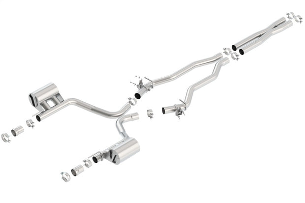 Borla ATAK Cat-Back Exhaust System for 2015-2023 Dodge Charger SRT 392 & 2015-2023 Chrysler 300C with 6.4L V8 - No Tips