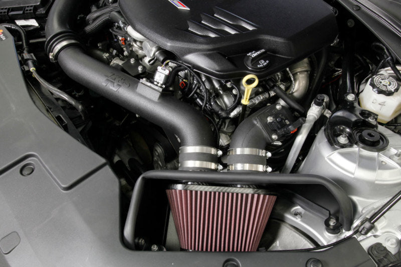 K&N Engineering 57-3093 Cold Air Intake Kit for 2016-2017 Cadillac ATS-V 3.6L V6 Twin Turbo