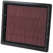 K&N Engineering Replacement High-Flow Air Filter for Chevrolet Impala & Cadillac XTS (Part #33-2483)