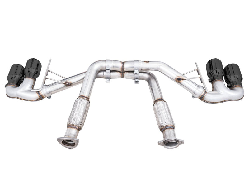 AWE Tuning 2020-2026 Chevrolet Corvette C8 Track Edition Exhaust with Diamond Black Tips