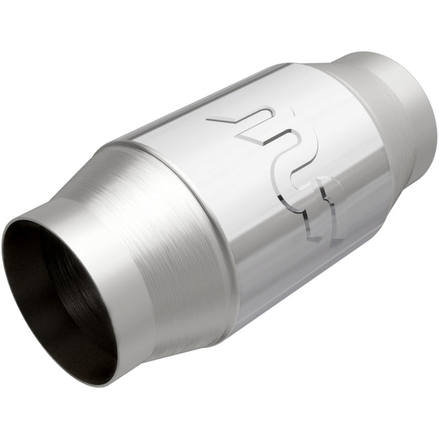 MagnaFlow Part 69009 Universal Catalytic Converter – 3-inch Inlet & Outlet, Stainless Steel, EPA Compliant