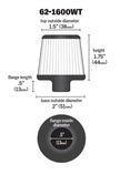 K&N Engineering 62-1600WT Crankcase Vent Filter with Chrome Top and Base, 2-inch Base Diameter