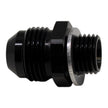 DeatschWerks 8AN Male Flare to M14 x 1.5 Male Metric Adapter with Washer - Anodized Matte Black