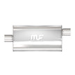MagnaFlow 12909 Oval Straight-Through Performance Muffler - 5x11 Inch Stainless Steel Exhaust Upgrade