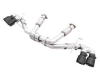 AWE Tuning 2020-2026 Chevrolet Corvette C8 Track Edition Exhaust with Diamond Black Tips