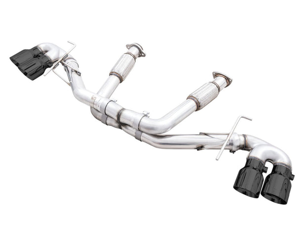 AWE Tuning 2020-2026 Chevrolet Corvette C8 Track Edition Exhaust with Diamond Black Tips
