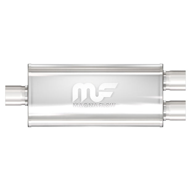 MagnaFlow 12198 Oval Straight-Through Performance Muffler for GMC Suburban and V1500 – 5x8 Inch