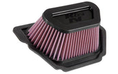K&N Engineering YA-1020 High-Flow Replacement Air Filter for Yamaha YZF-R1 (2020-2024)