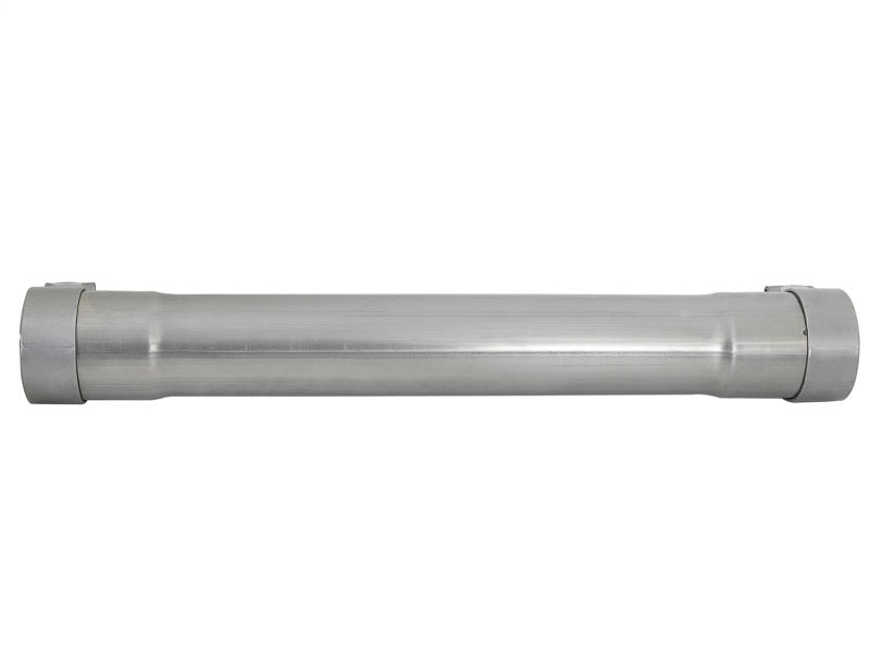 aFe MACH Force-Xp 409 Stainless Steel Muffler Delete Pipe – 2.5 Inch Inlet/Outlet, 14 Inch Body, 20 Inch Overall Length
