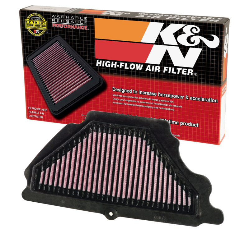 K&N Engineering Kawasaki ZX-6R Ninja Air Filter Part KA-6007 for 2007-2008 Models