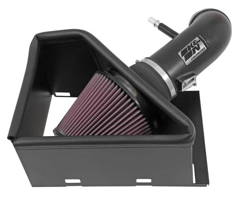 K&N Engineering 77-1568KTK Cold Air Intake System for Ram 2500/3500 6.4L V8 - Improved Horsepower and Torque