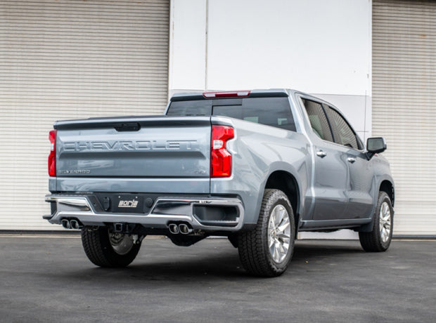 Borla S-Type Cat-Back Exhaust System for 2019-2023 Chevrolet Silverado 1500 & GMC Sierra 1500 with 6.2L V8, 2.75-Inch Dual System with Chrome Tips