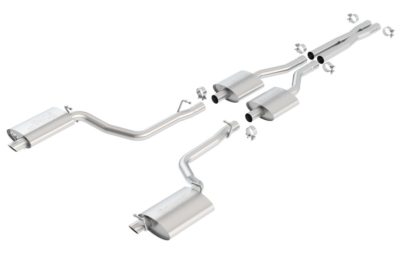 Borla S-Type Cat-Back Exhaust System for 2011-2014 Dodge Charger R/T & Chrysler 300 with 5.7L V8