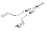Borla S-Type Cat-Back Exhaust System for 2011-2014 Dodge Charger R/T & Chrysler 300 with 5.7L V8