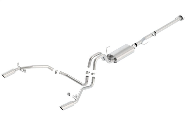 Borla S-Type Cat-Back Exhaust System for 2011-2014 Ford F-150 3.5L EcoBoost V6 with 2/4WD