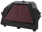 K&N Engineering YA-6008 High-Flow Replacement Air Filter for Yamaha YZF-R6 (2008-2017)