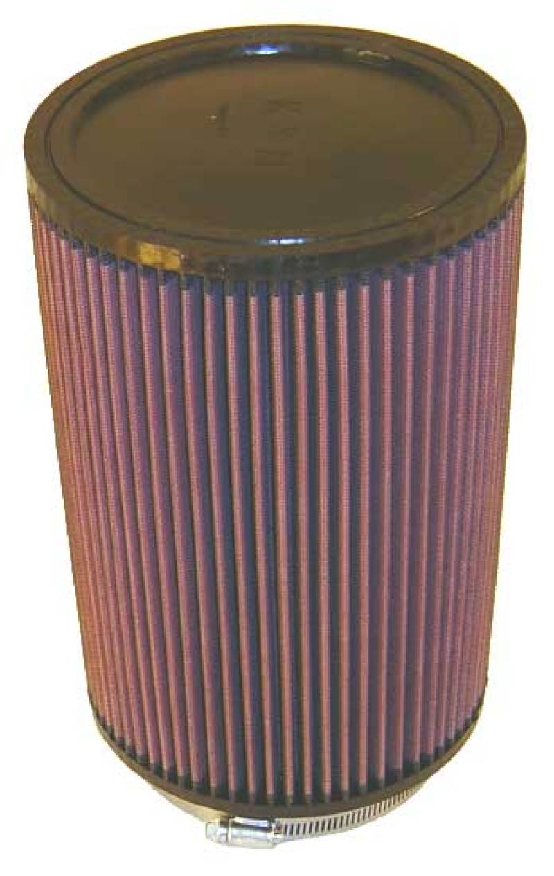 K&N Engineering Universal Rubber Air Filter with 5-inch Flange ID, 6.5-inch Outer Diameter, and 10-inch Height