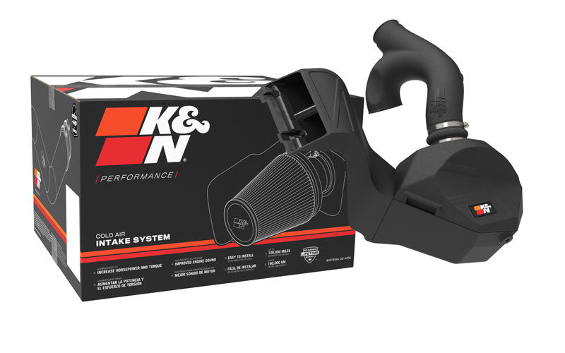 K&N Engineering 63-2617 AirCharger Performance Intake for 2021+ Ford F-150 V6-3.5L/2.7L F/I
