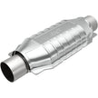 MagnaFlow OEM Grade Universal Catalytic Converter Part Number 51006 – 2.50 Inch Inlet/Outlet, 12 Inch Body Length