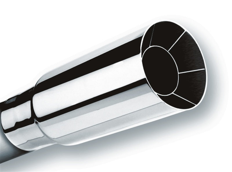 Borla Universal Polished Exhaust Tip with 2-Inch Inlet and 2.5-Inch Outlet - Part #20102