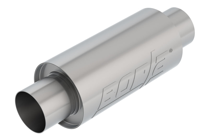 Borla Universal Resonator 3-inch Center/Center, 5-inch Round x 10-inch Length - High Durability Stainless Steel Performance Part