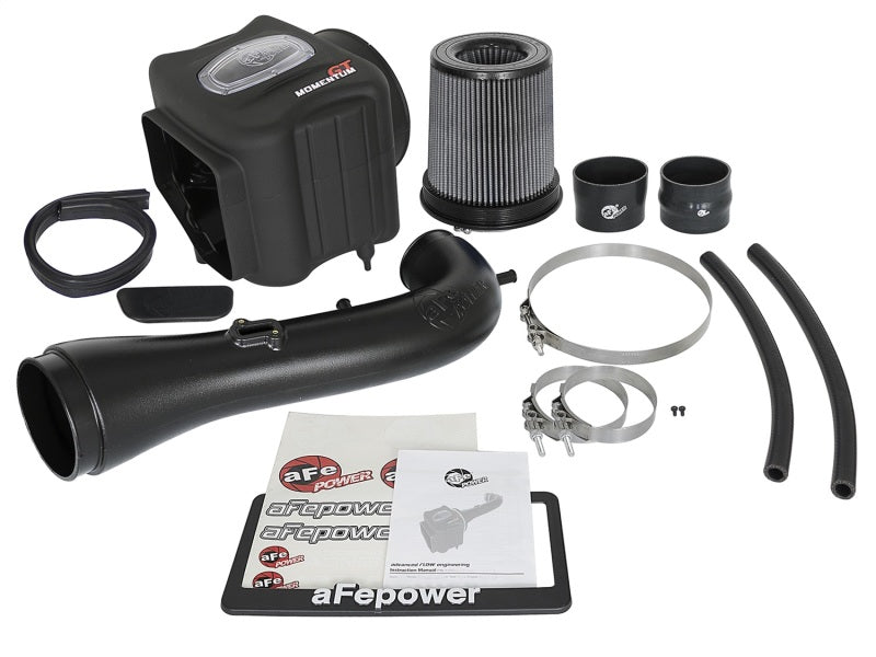 aFe Power Momentum GT Pro Dry S Cold Air Intake System for GM Silverado/Sierra 1500 14-19, Tahoe/Suburban/Yukon 15-20 with V8 5.3L/6.2L