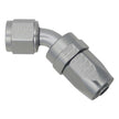 DeatschWerks 8AN Female Swivel 45-Degree Hose End CPE - Titanium Anodized