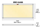 K&N HVAC Filter - 14 x 30 x 1 | Reusable Pleated Synthetic Air Filter with MERV 11 Rating