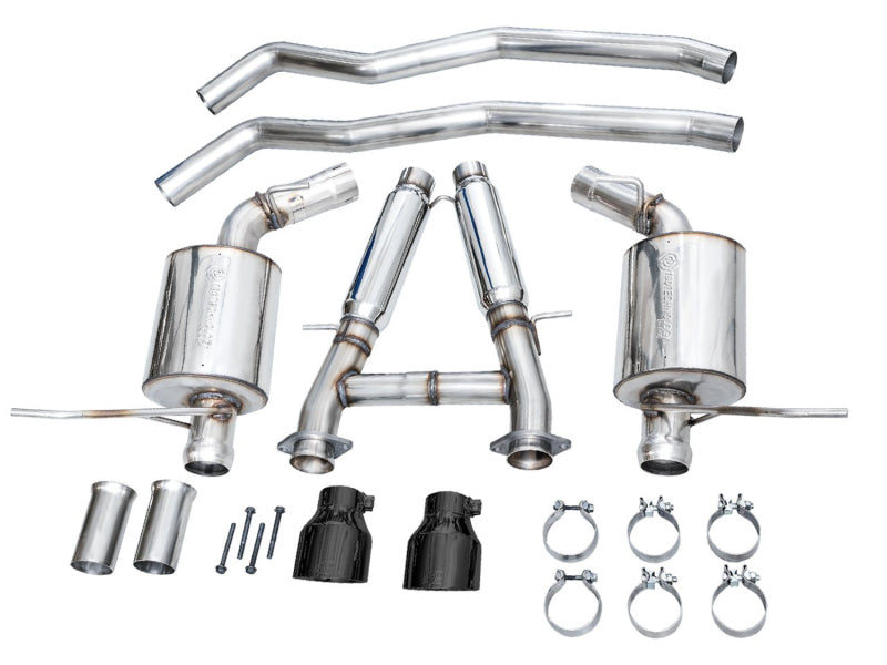 AWE Tuning 18-23 Dodge Durango Touring Edition Exhaust with Diamond Black Tips - Full 3-Inch Stainless Steel Cat Back System