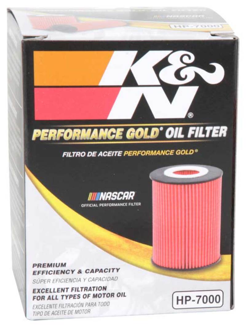 K&N Engineering HP-7000 Cartridge Oil Filter for Saab 9-3, Chevrolet, Pontiac, Saturn, Vauxhall