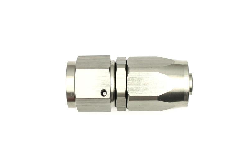 DeatschWerks 8AN Female Swivel Straight Hose End CPE - Anodized DW Titanium