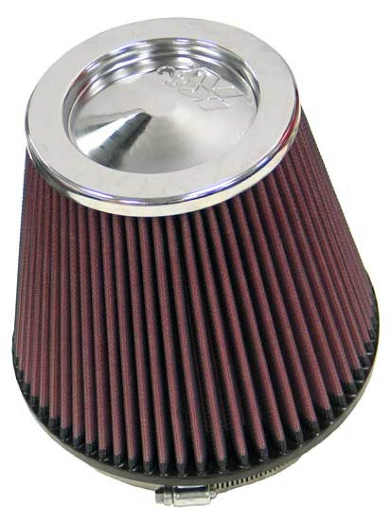 K&N Engineering RF-1042 Round Tapered Universal Air Filter – 6 Inch Flange, 7.5 Inch Base OD, 5 Inch Top OD, 6.5 Inch Height