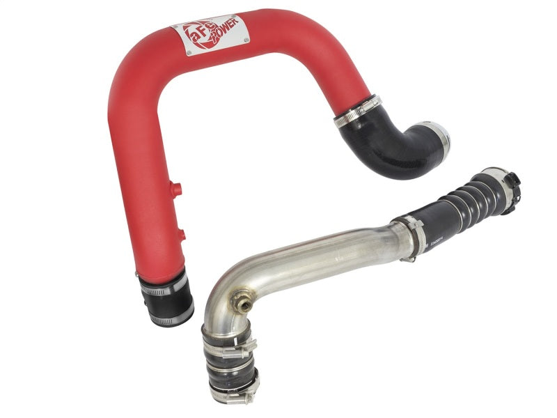 aFe BladeRunner Red Intercooler Tubes Combo for 2016-2018 GM Colorado and Canyon with 2.8L Diesel Engine (Part #46-20264-R)